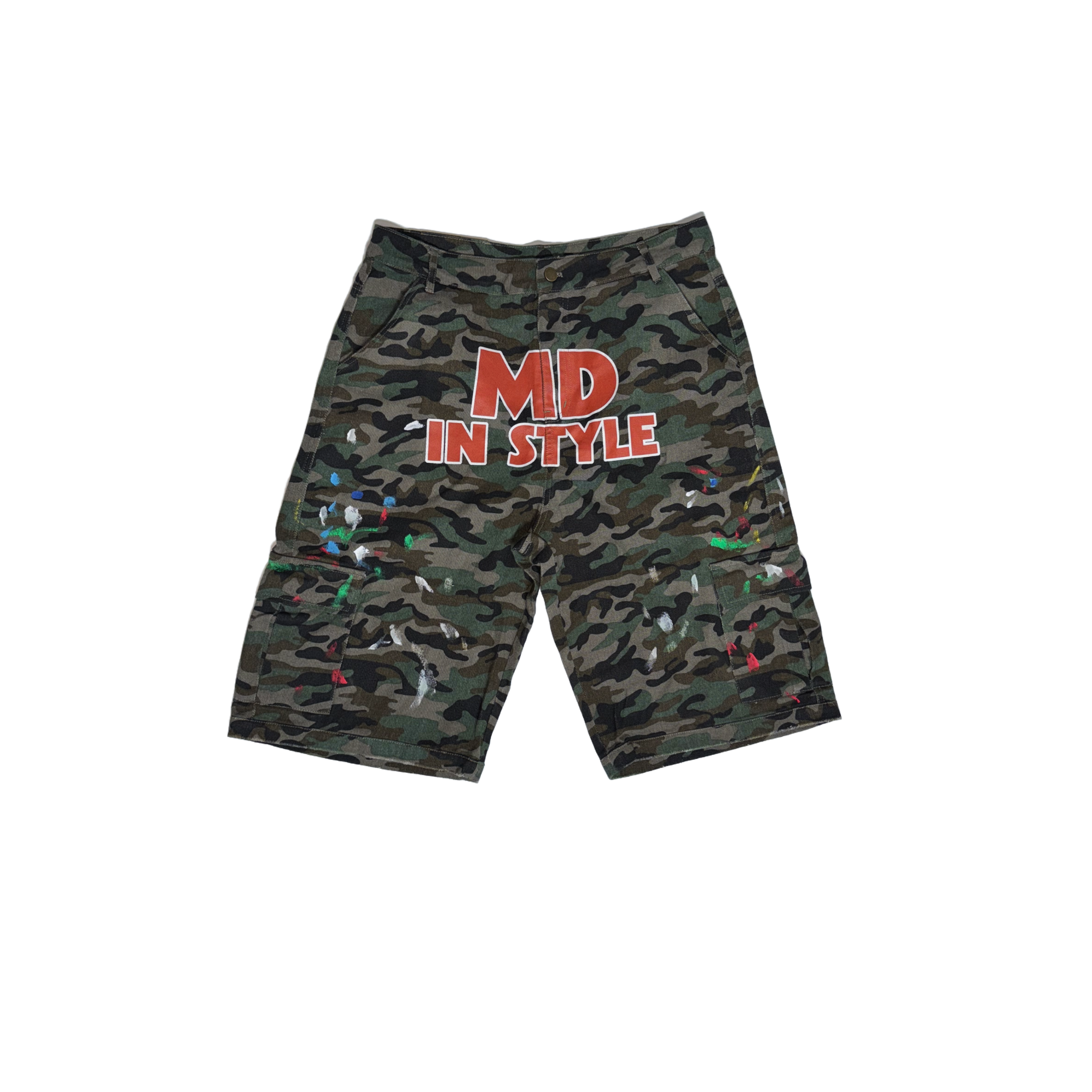 PAINTED CAMO” Shorts