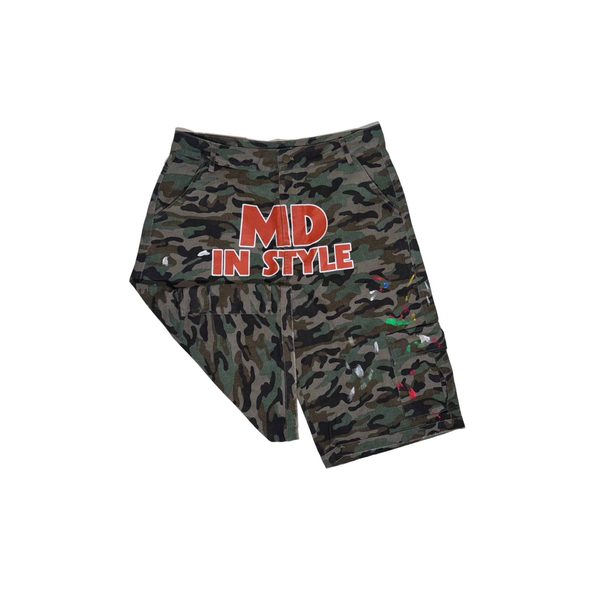 PAINTED CAMO” Shorts