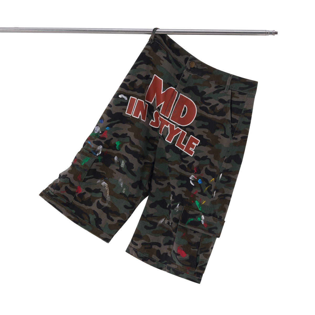 Painted Camo Shorts - MD IN STYLE product photo 3